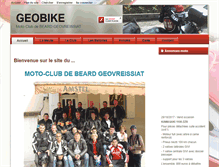Tablet Screenshot of geobike.fr